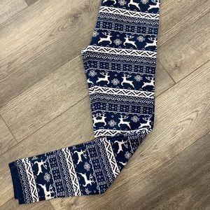 f21 Reindeer leggings